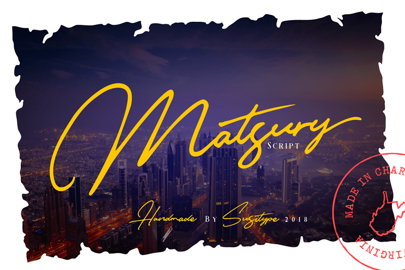 Download Free Font Matsury