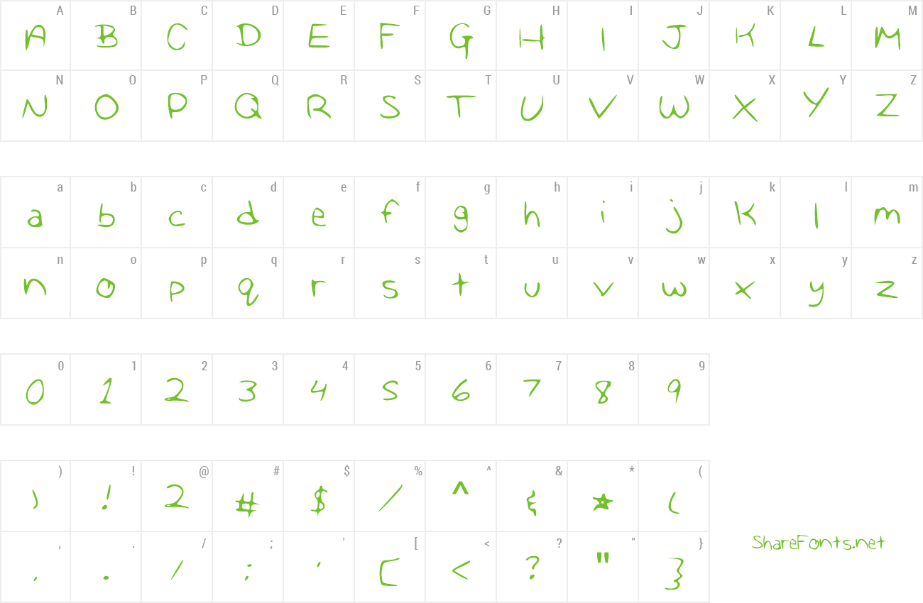 Font Marley and Me preview