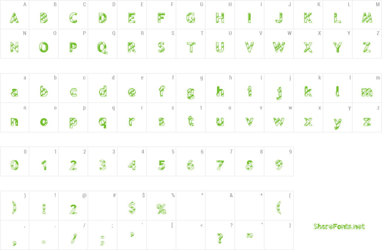 Font Reflet Électrik preview