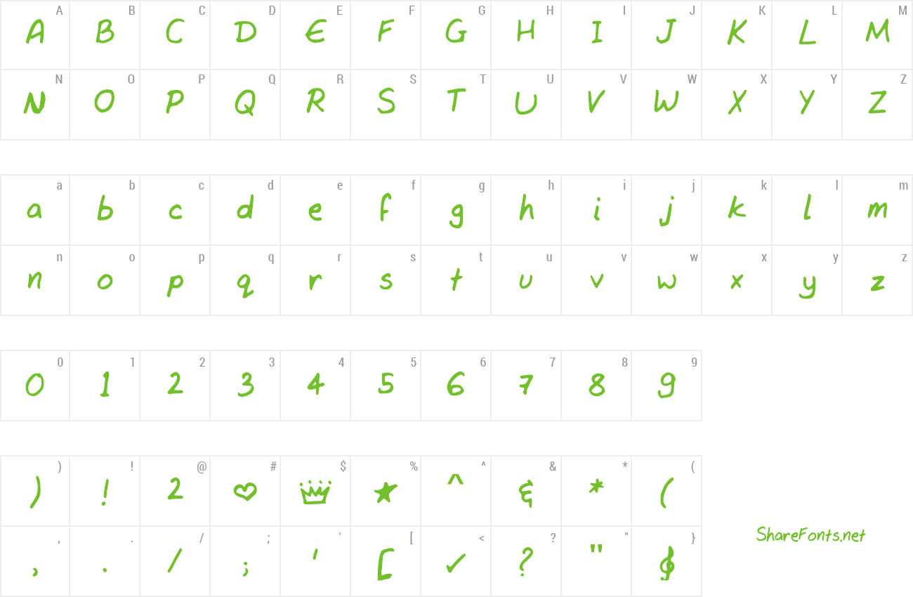 Font Tanvis Hand 3 preview