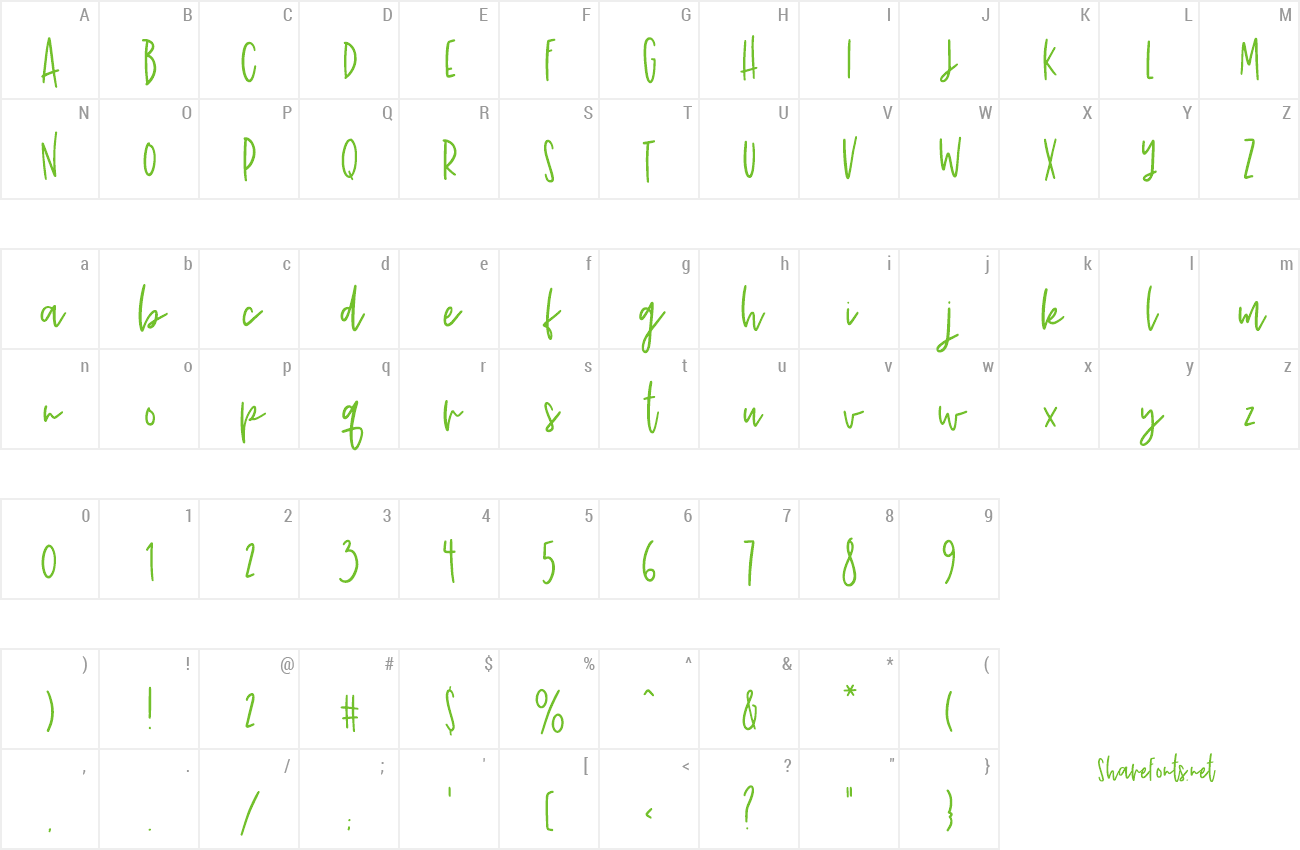 Font John Wick preview