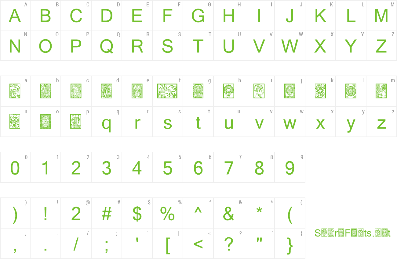 Font African Design preview