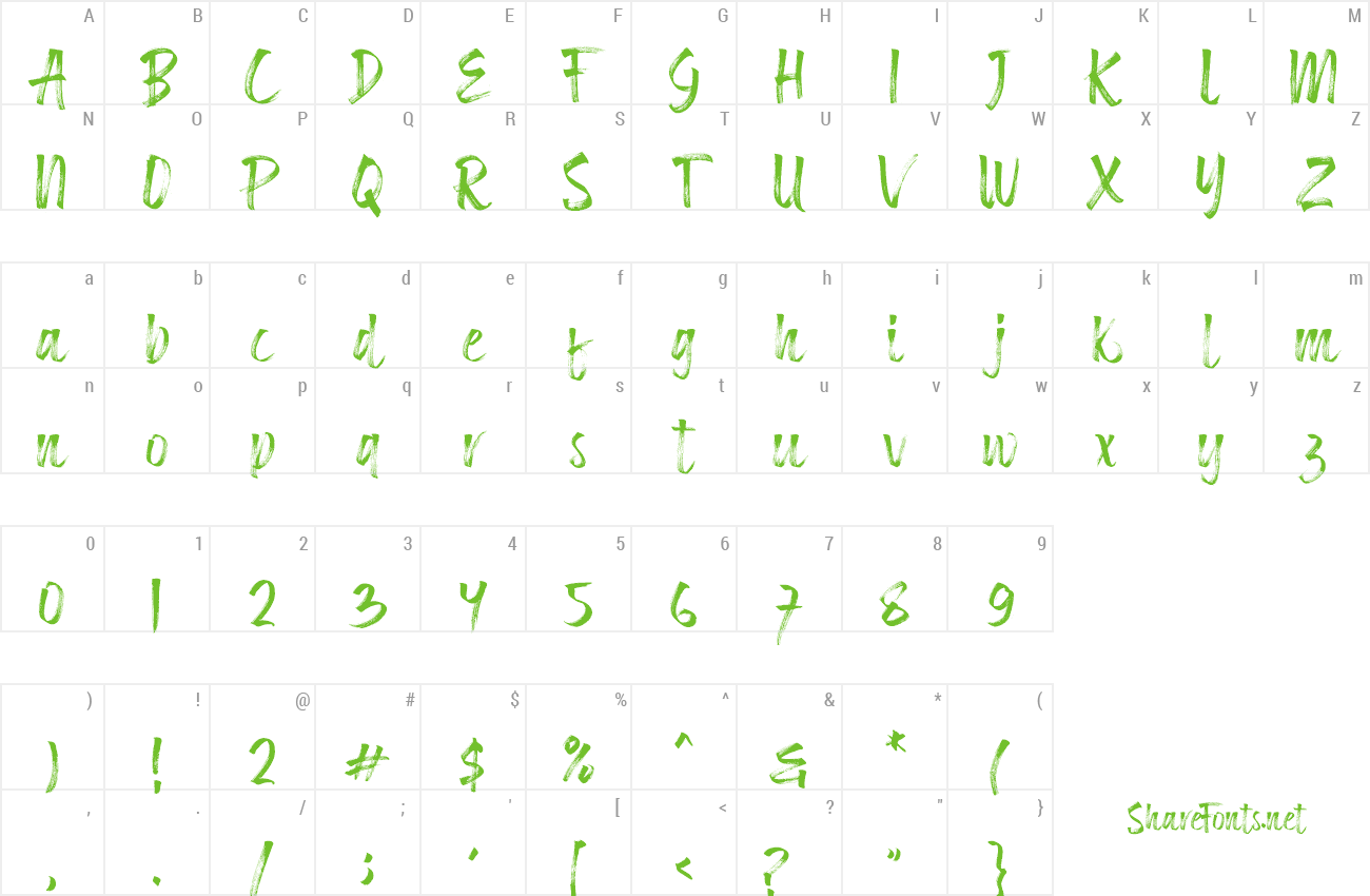 Font Sophiet preview