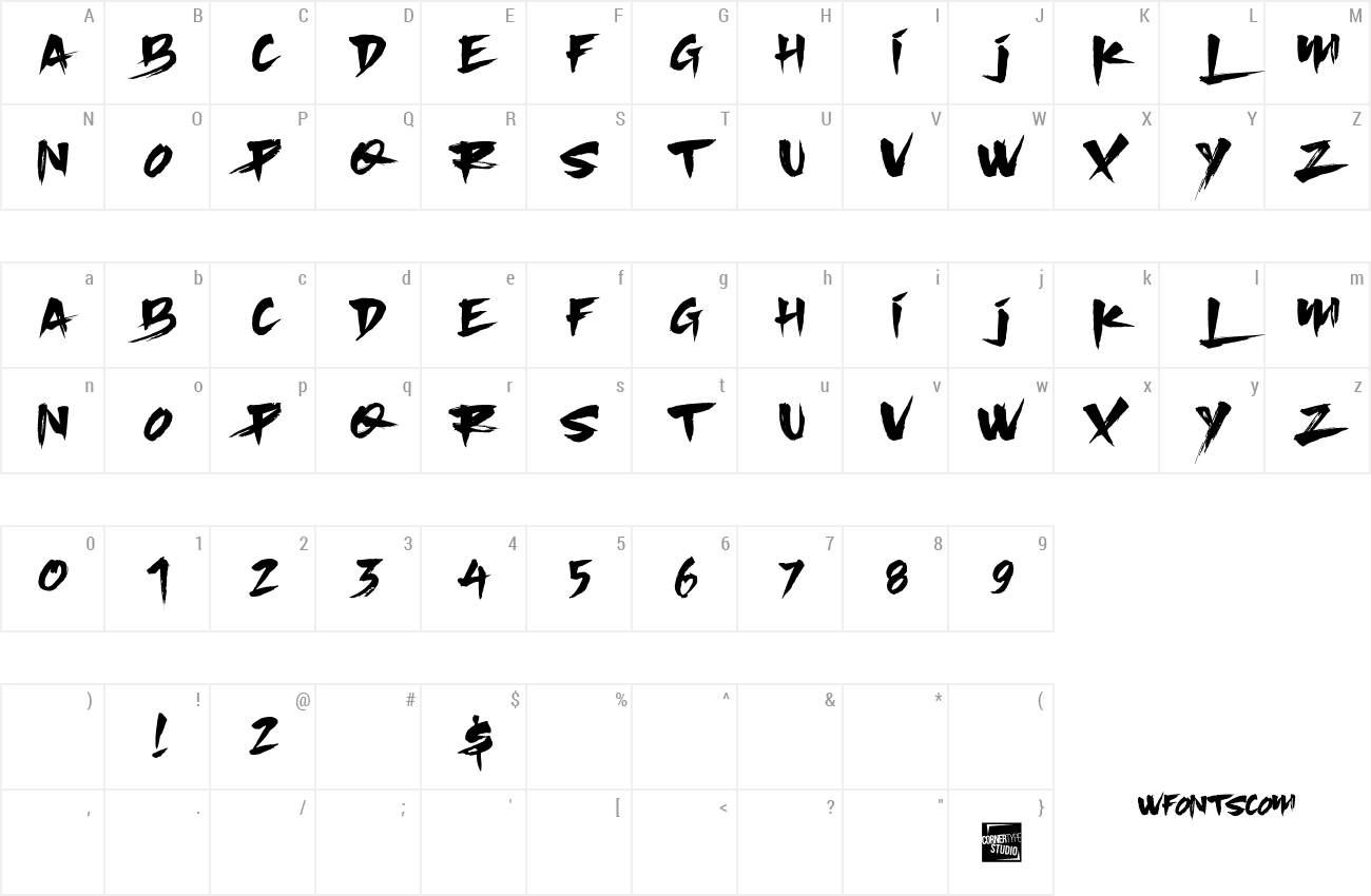 Slacker Brush Font | wfonts.com - download free