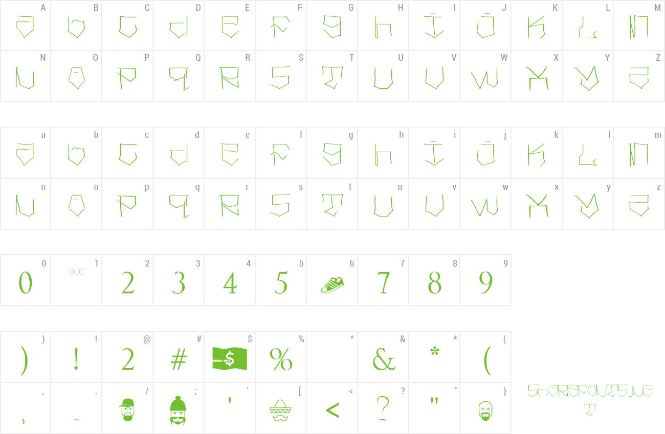 Download Free Font Fresno Vato