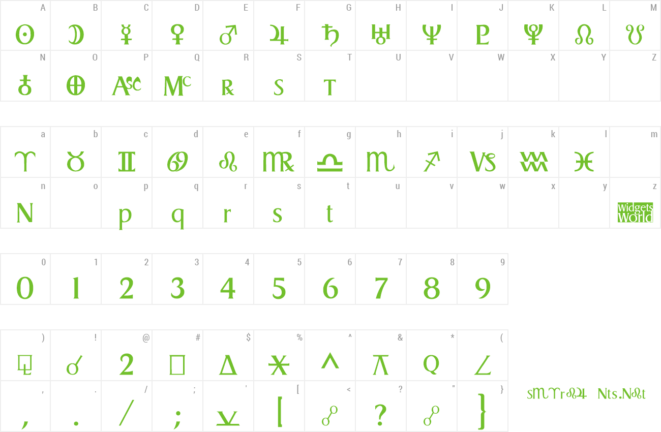 Font Astro Gadget preview