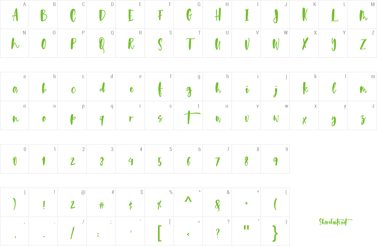 Font Wild Wanderlust preview