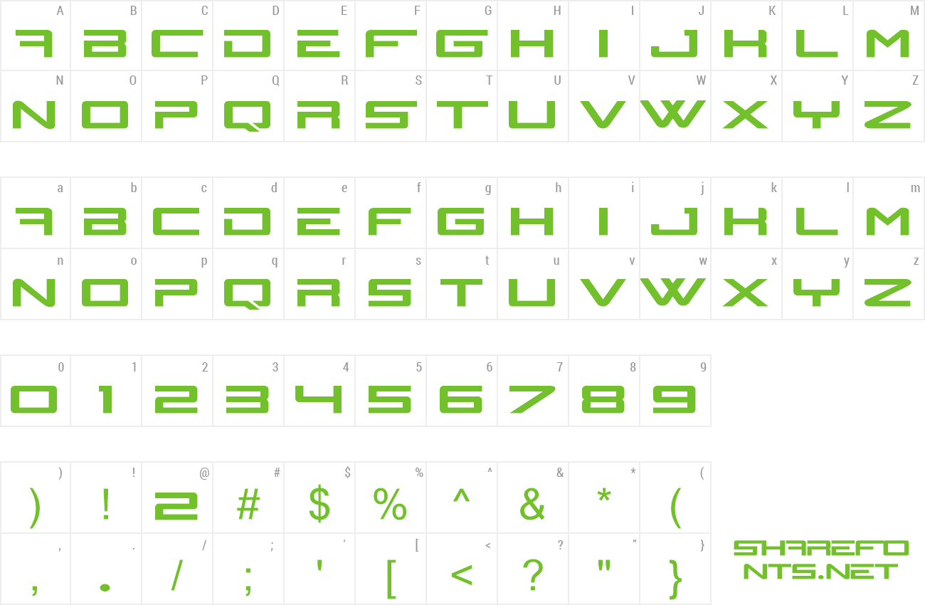 Font N-Gage preview
