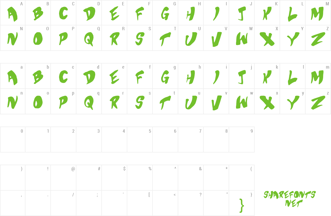 Font Bubblegum Superstar preview