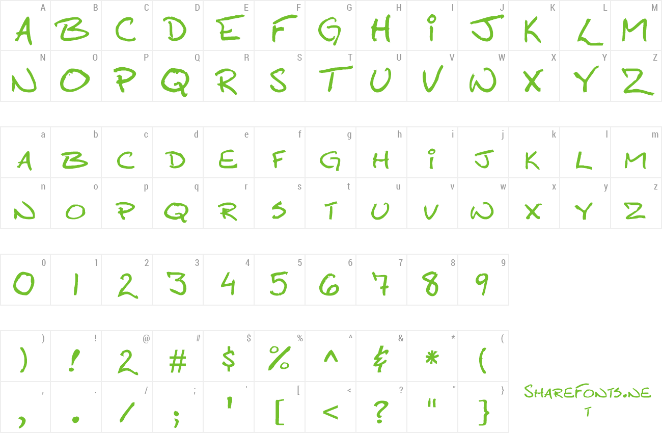 Font Callahan preview