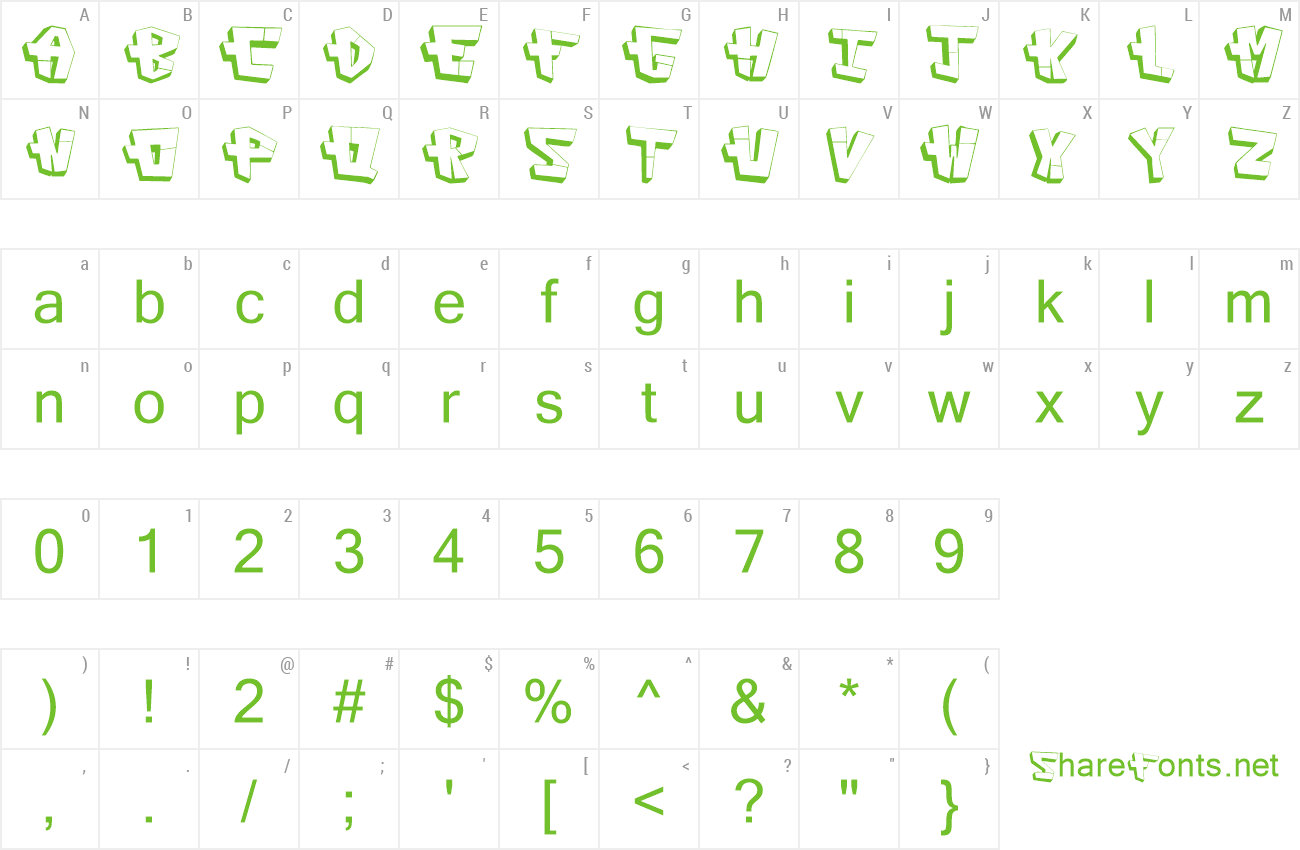Font CAPconstruct preview