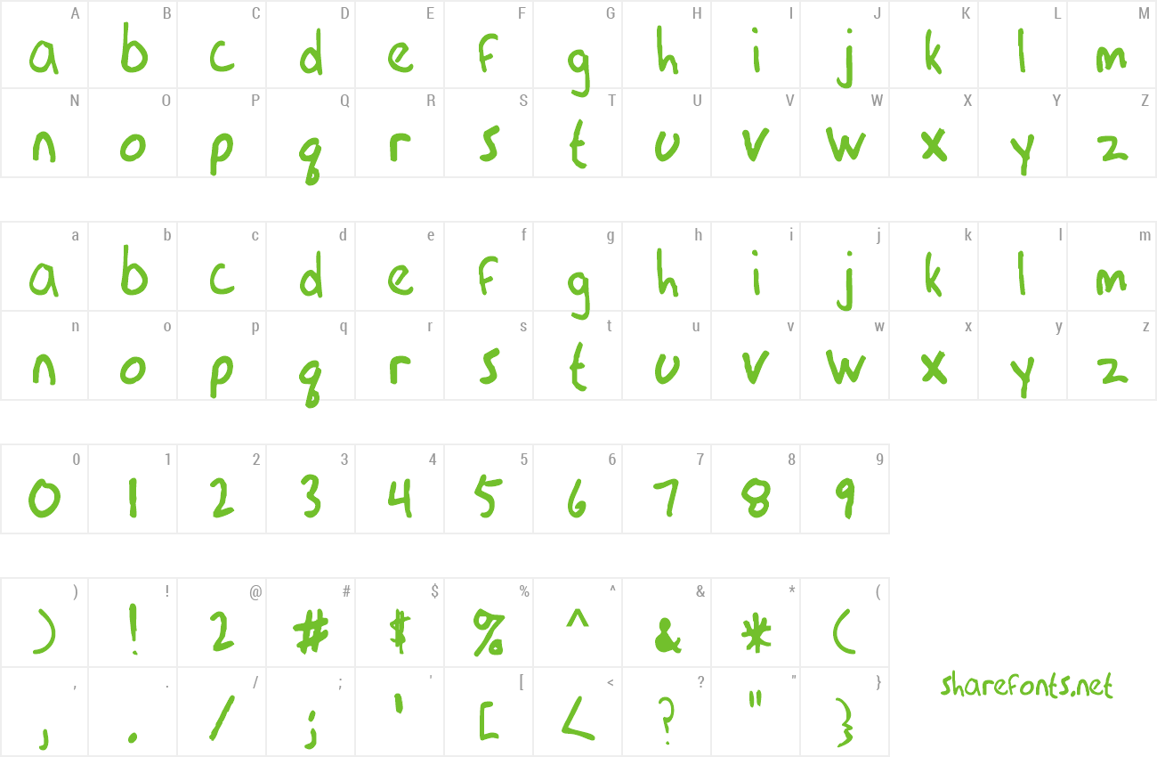 Font Elementric preview