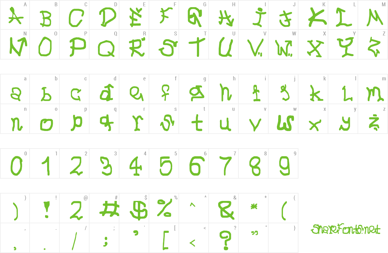 Font GMAFF Shit preview