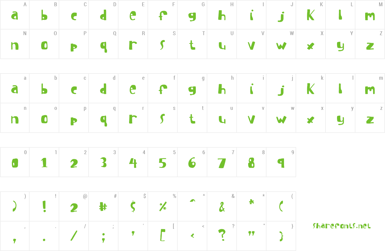 Font I suck at golf preview