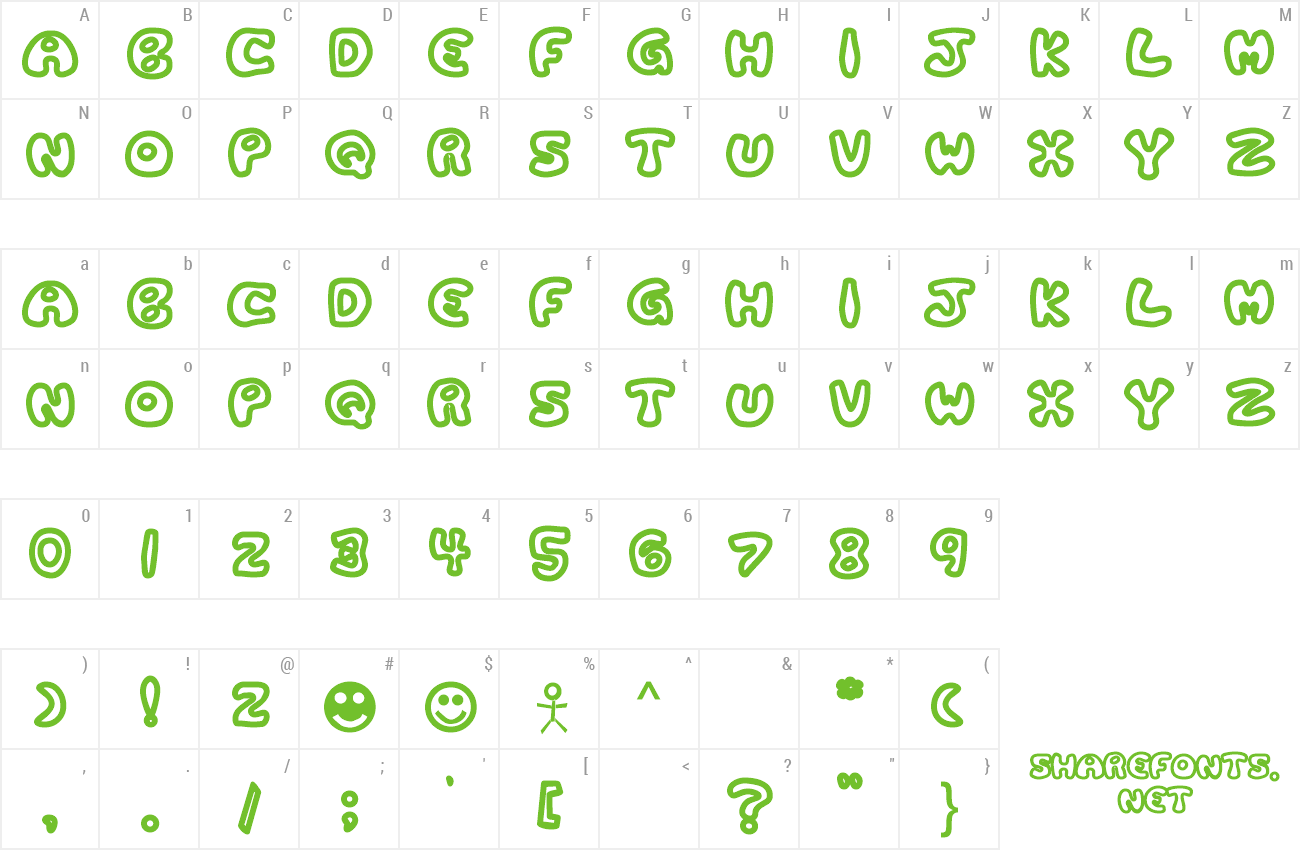 Font Plastic Tomato preview