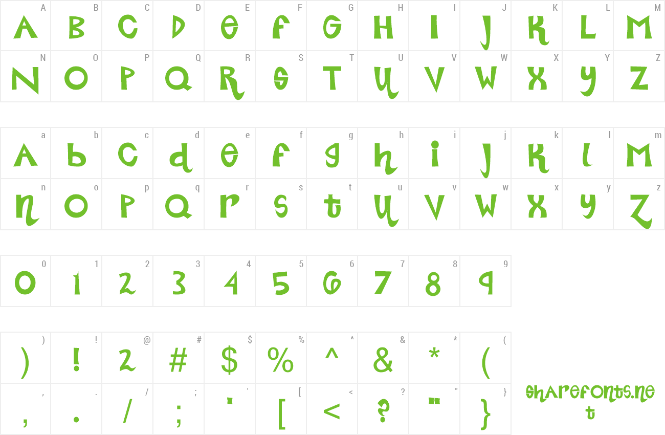 Font Roller Coaster preview