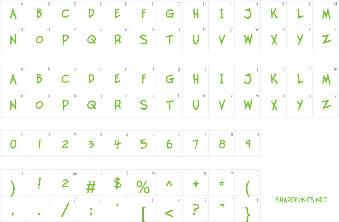 Font Twelve Ton Fishstick preview