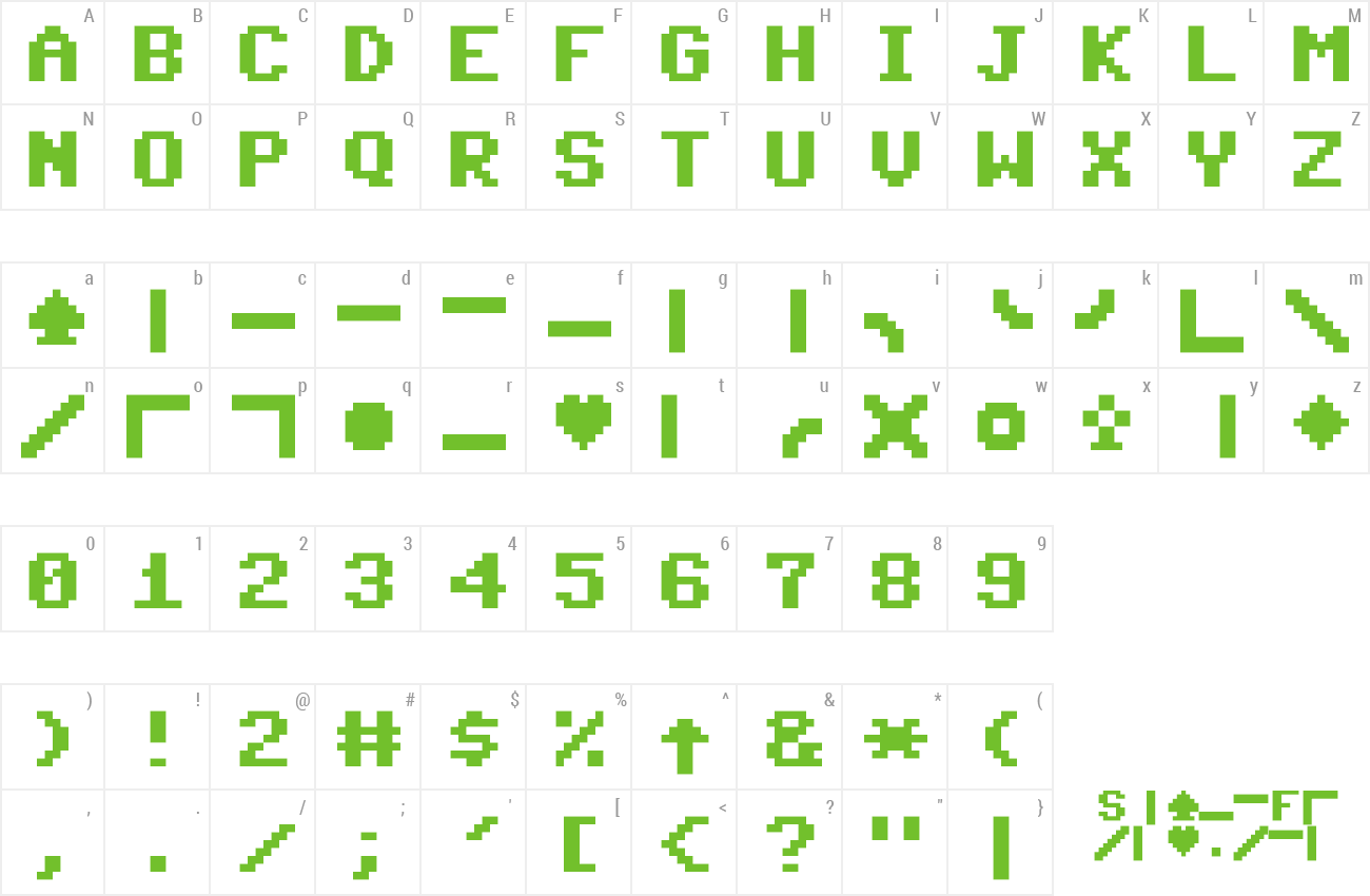 Font CommodoreServer preview