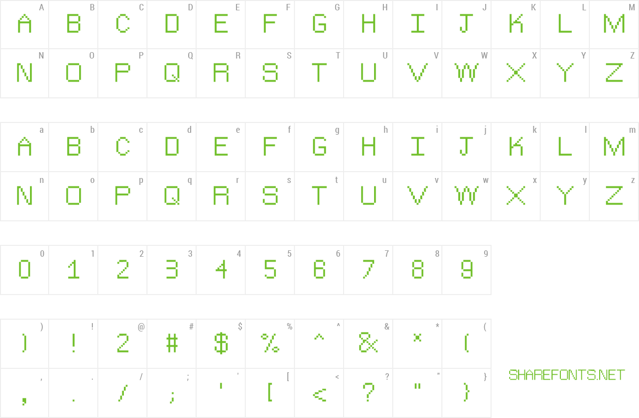 Font The Jewish Bitmap preview