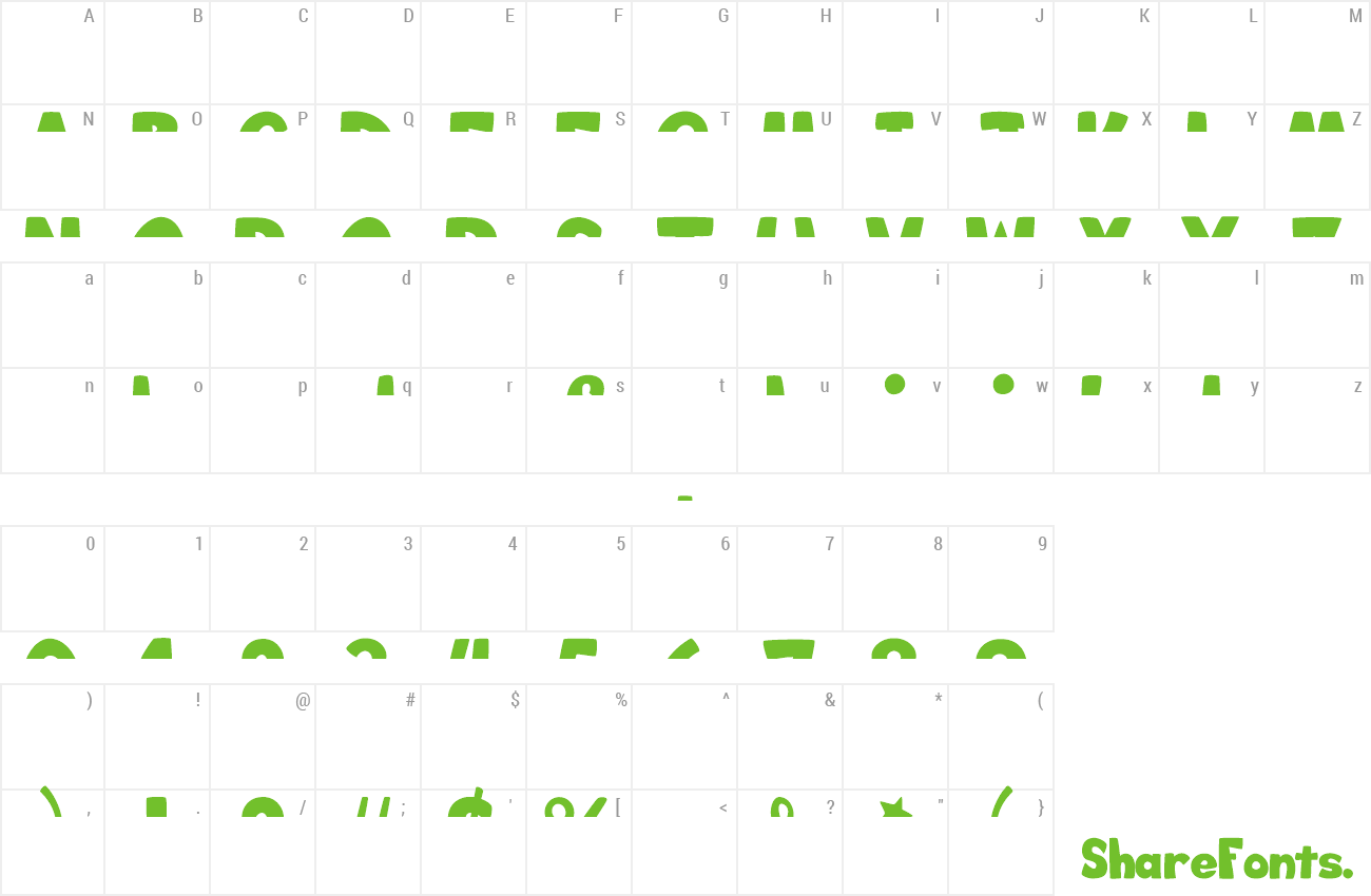 Font Big_Bottom_Cartoon preview