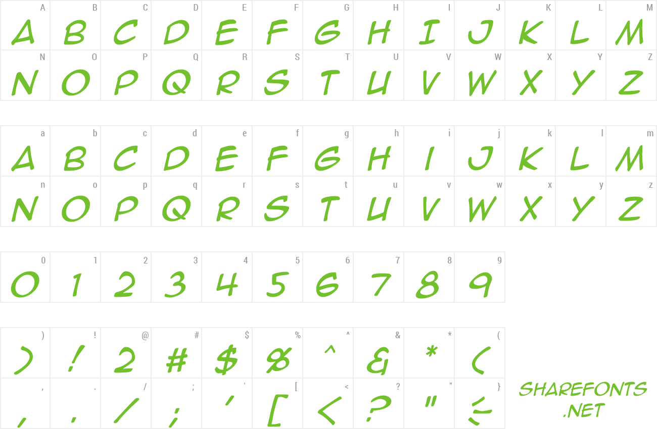 Download Free Font Anime Ace BB Download Free Font Anime Ace BB
