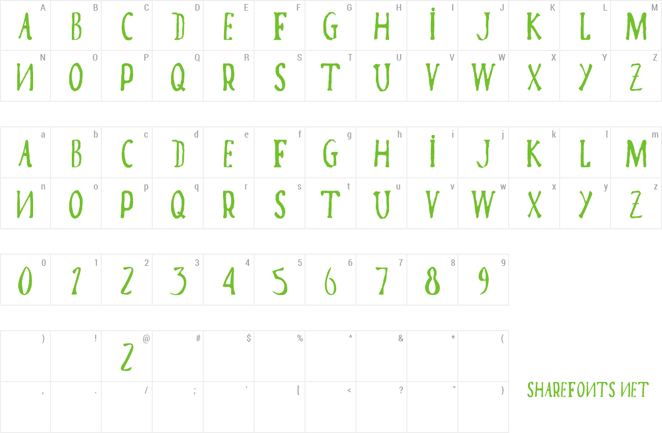 Font Poma preview
