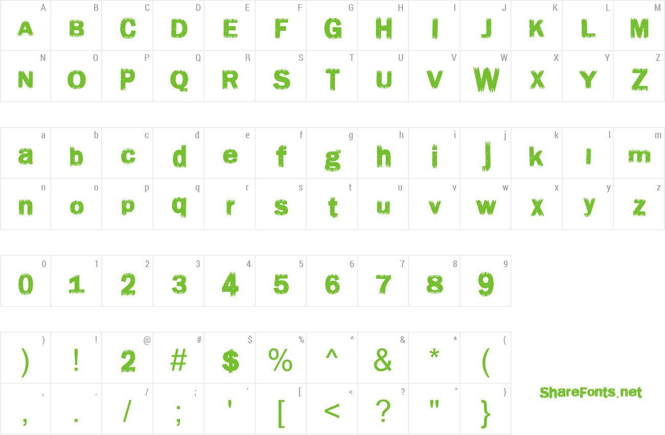 Font ChronicDeal preview