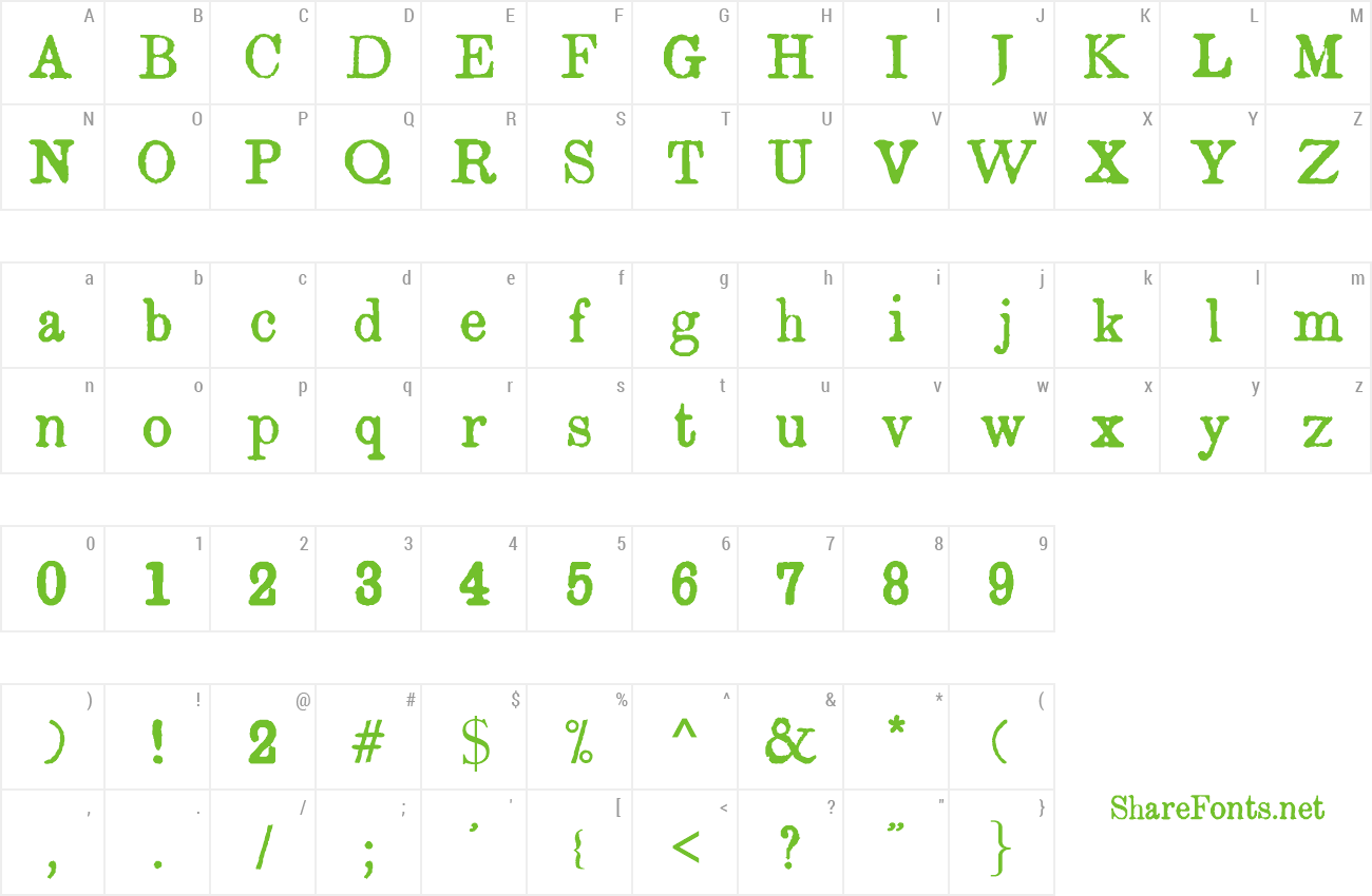 Font Island Roman preview