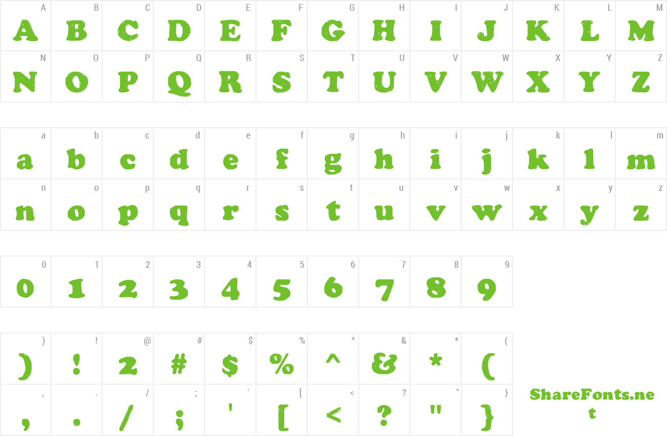 Font Manual Cookie Bucket preview
