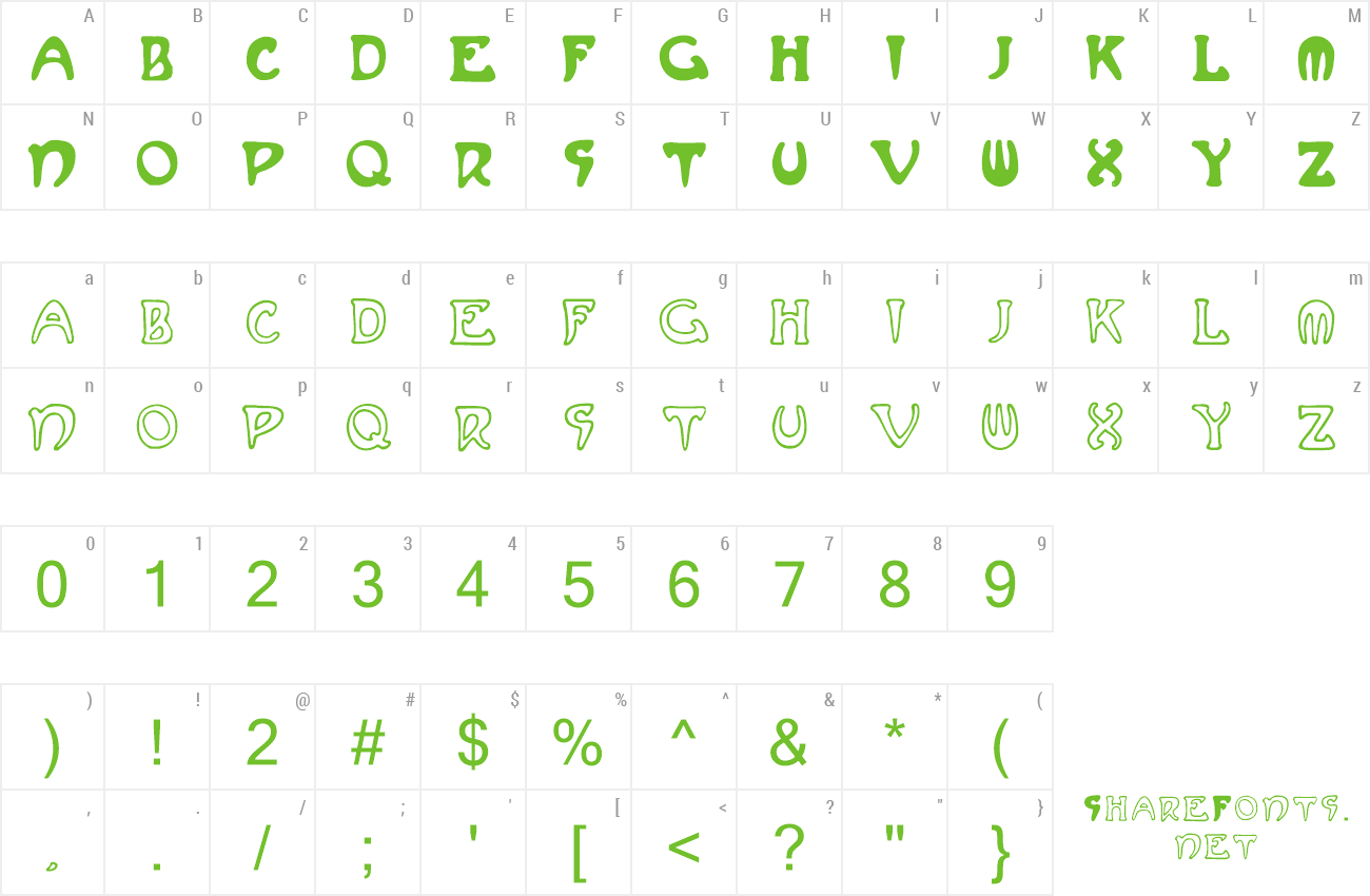 Font Mucha French Capitals preview