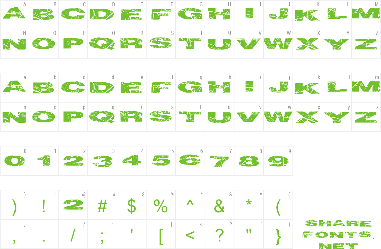 Font ParticlePhysics preview