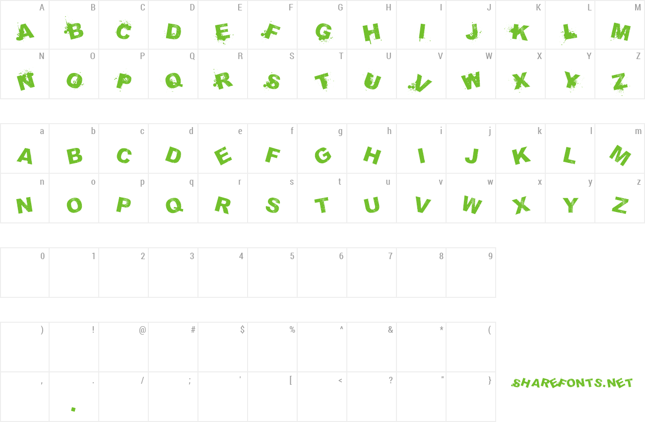 Font saMmiEs Sans serIf MixeD Up preview