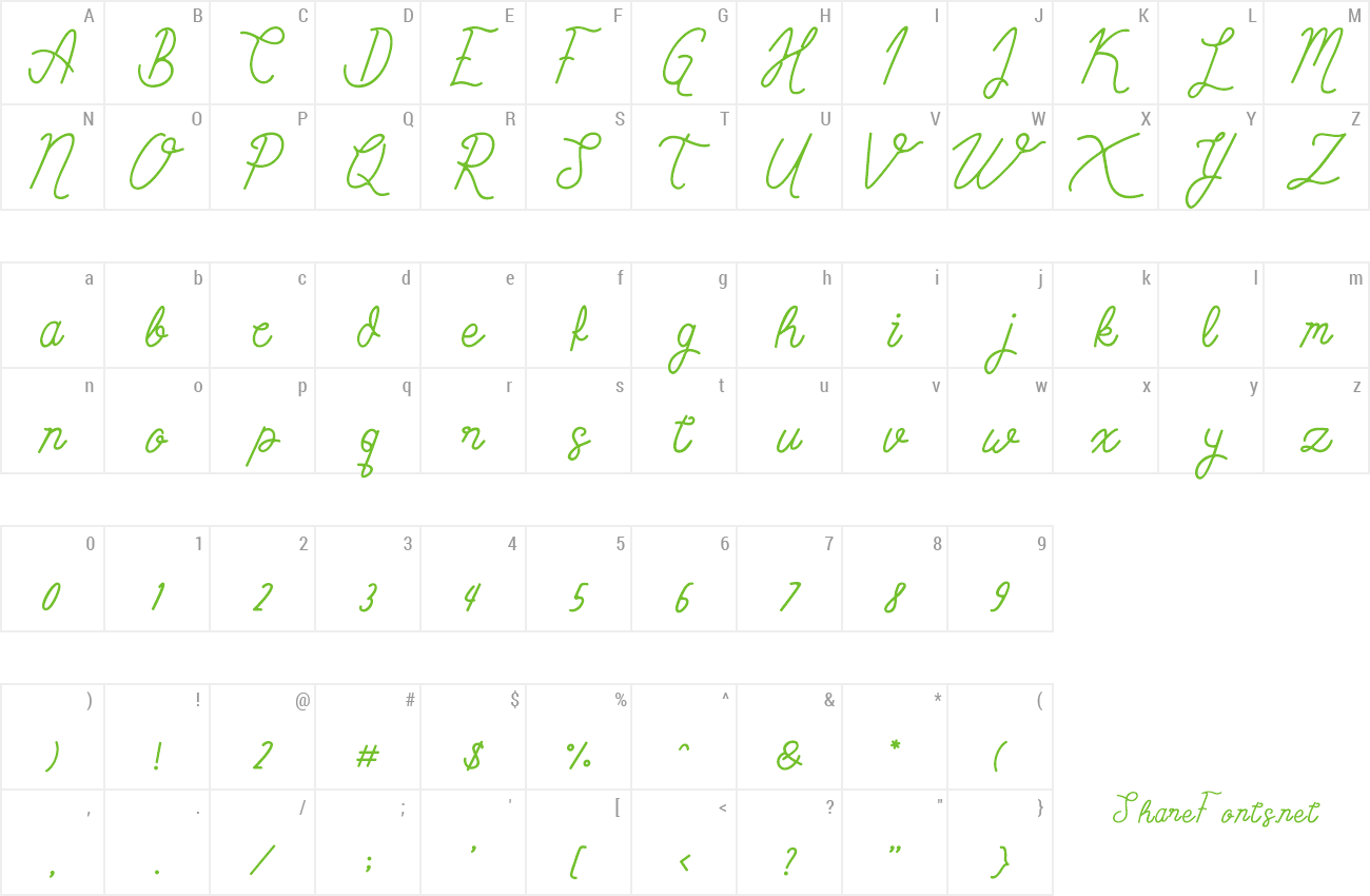 Font Simbok Pudjie preview