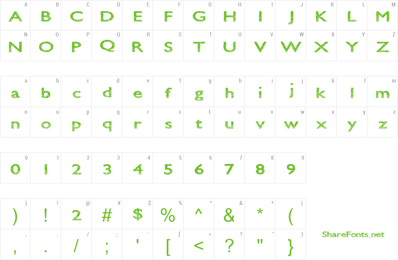 Font StonedHeights preview