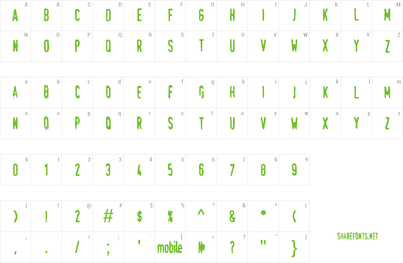 Font Swede-Trauma preview