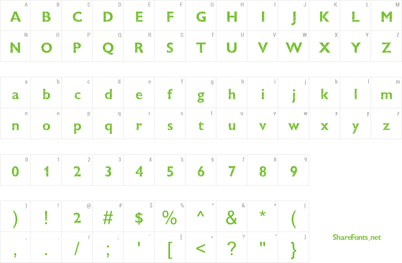 Font WindowCrash preview
