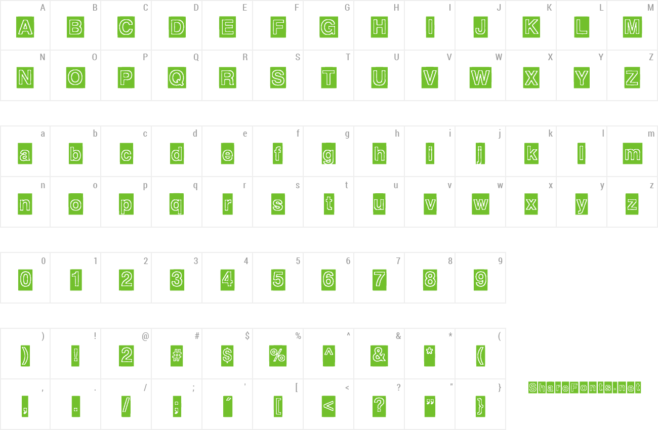 Font Alburquerque preview