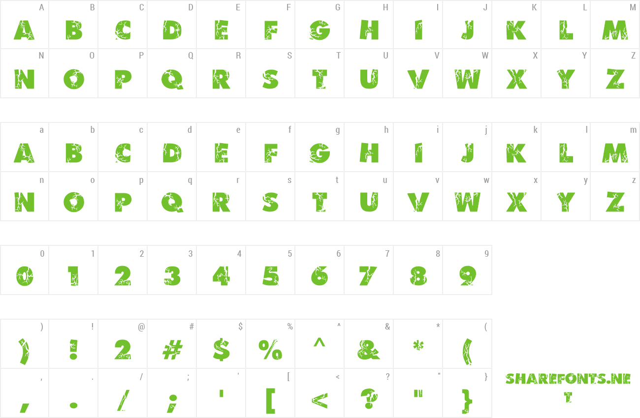 Font Ben Krush preview