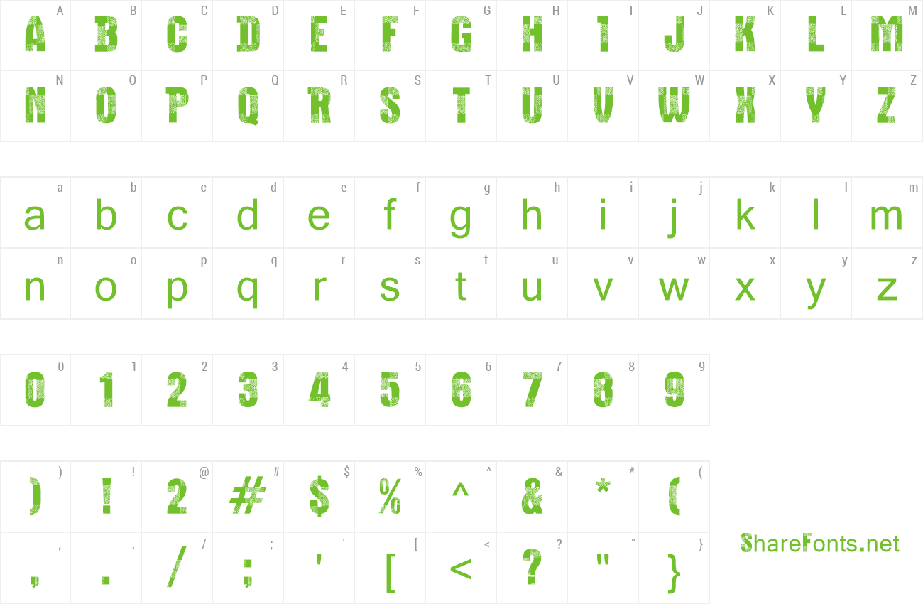 Font CF Bucherons preview