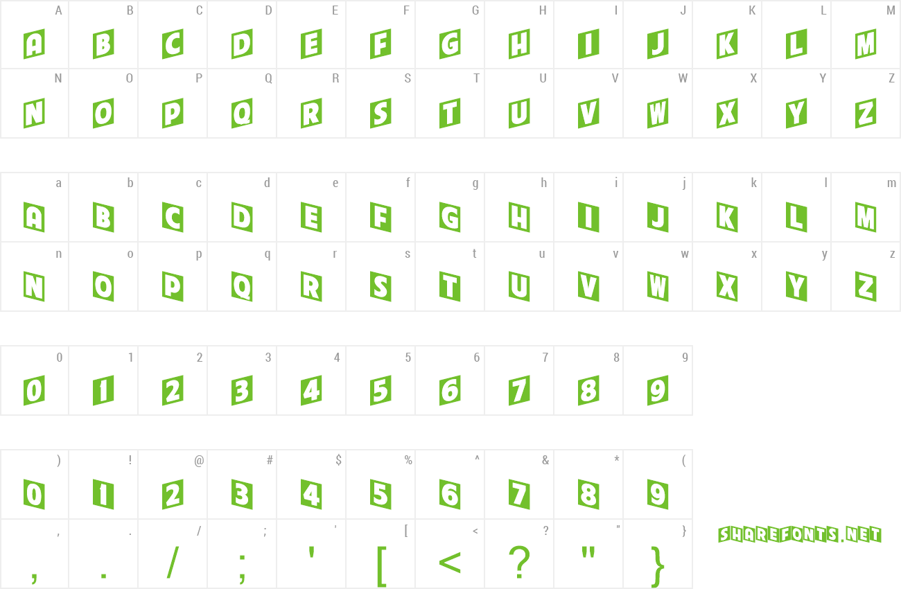 Font Cinerama preview