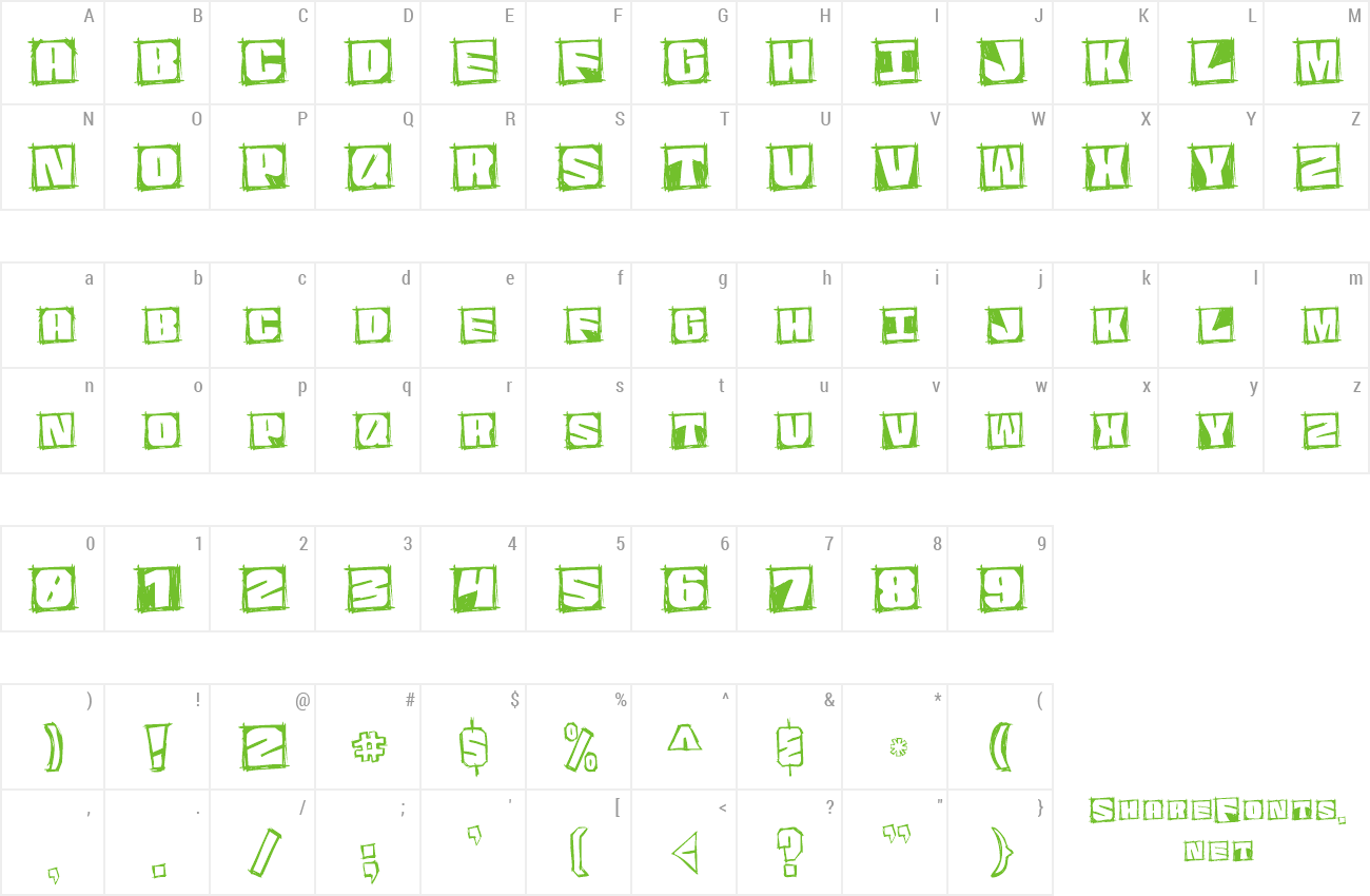 Font GraphicAttitude preview