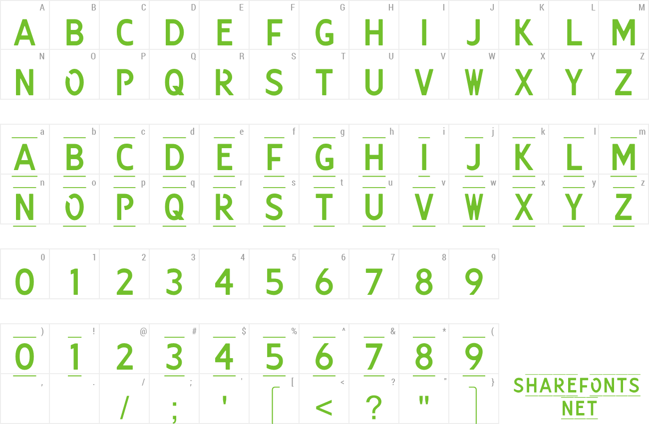 Font Kenteken preview