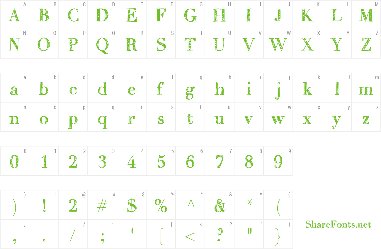 Font MixTitanica preview