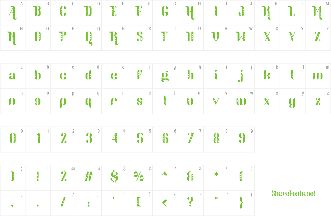 Font Parang Sondaica preview