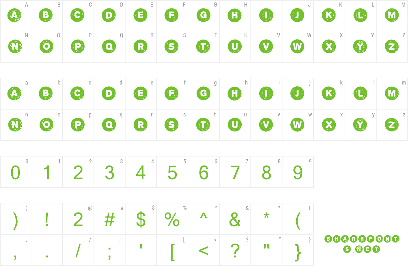 Font SectionIntersection preview