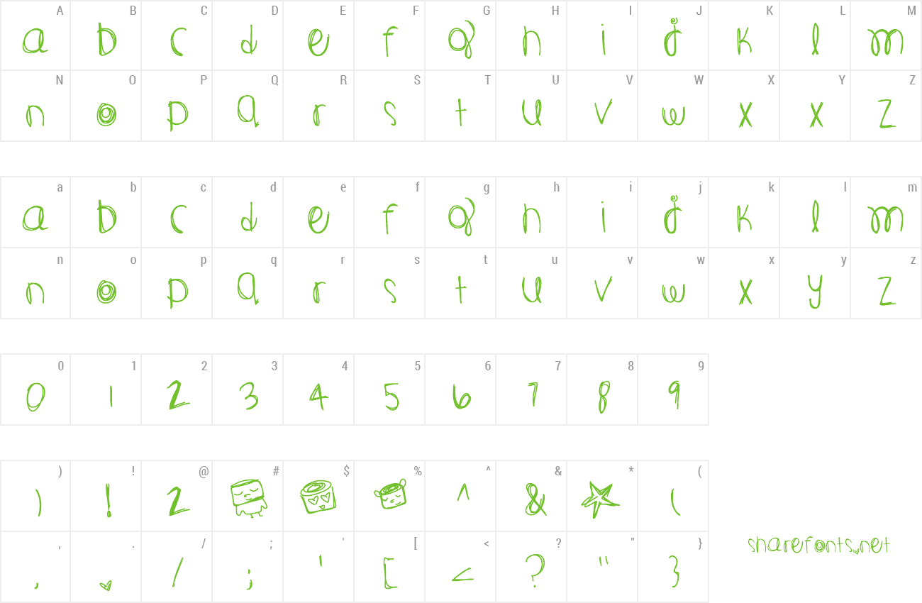 Font cosmicJourney preview