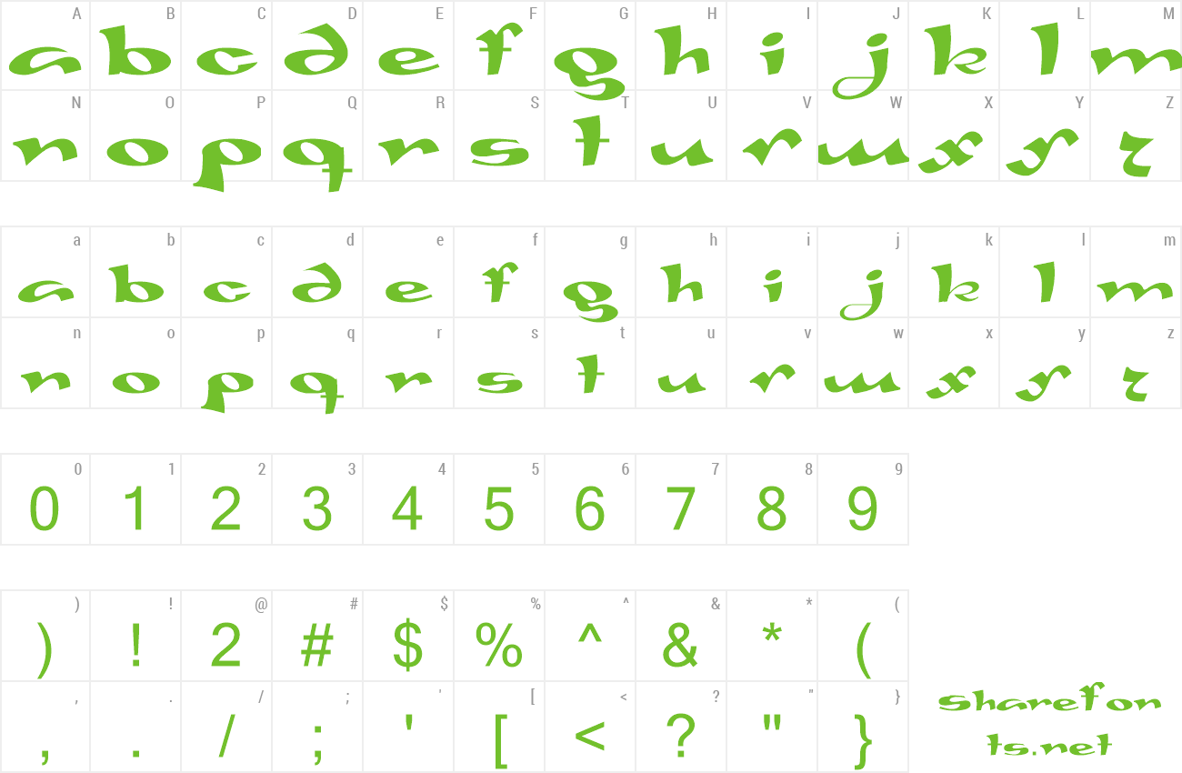 Font Gaivota preview