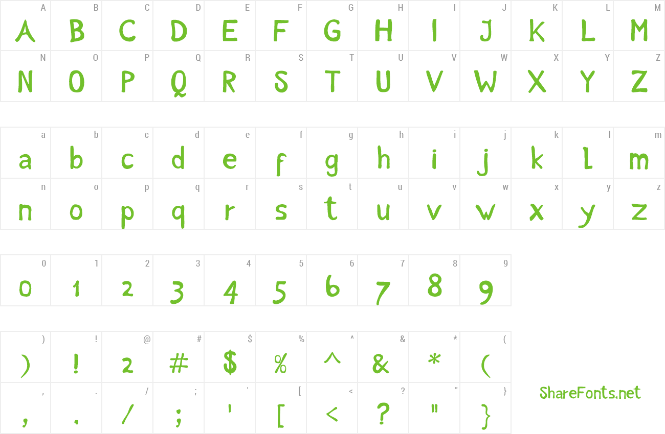 Font Intuitive preview