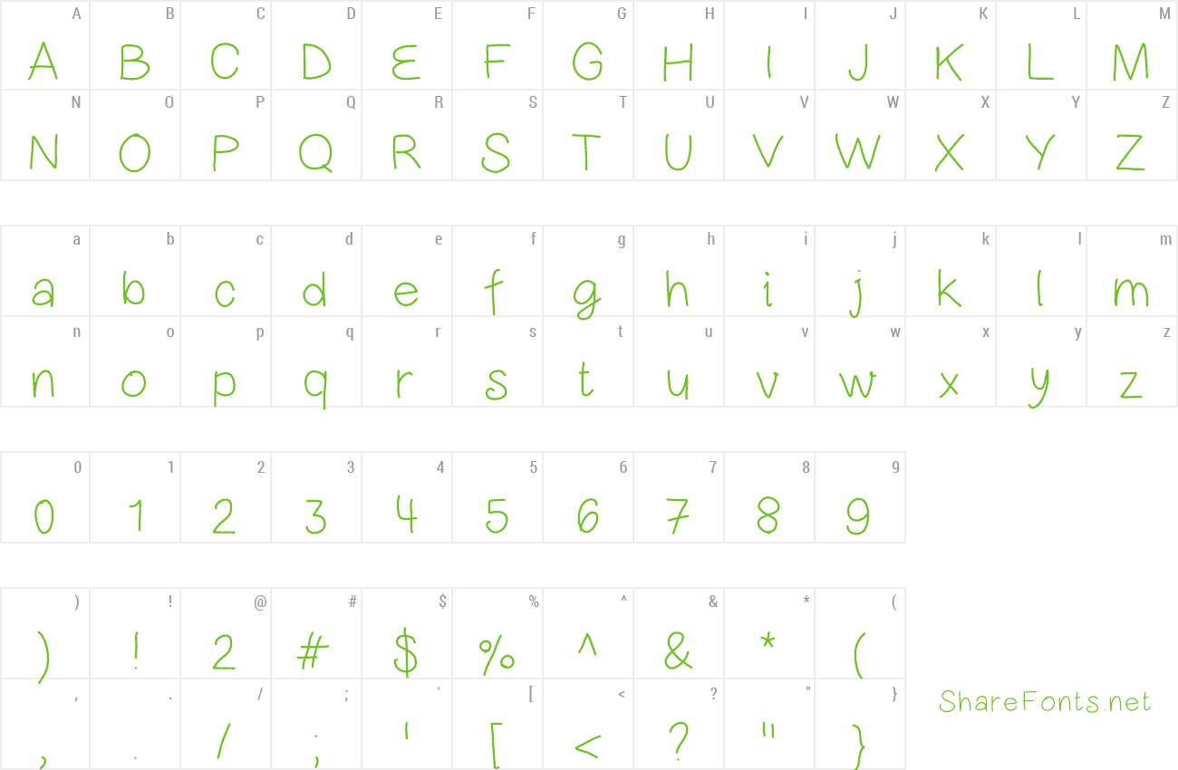 Font Lionelofparis preview