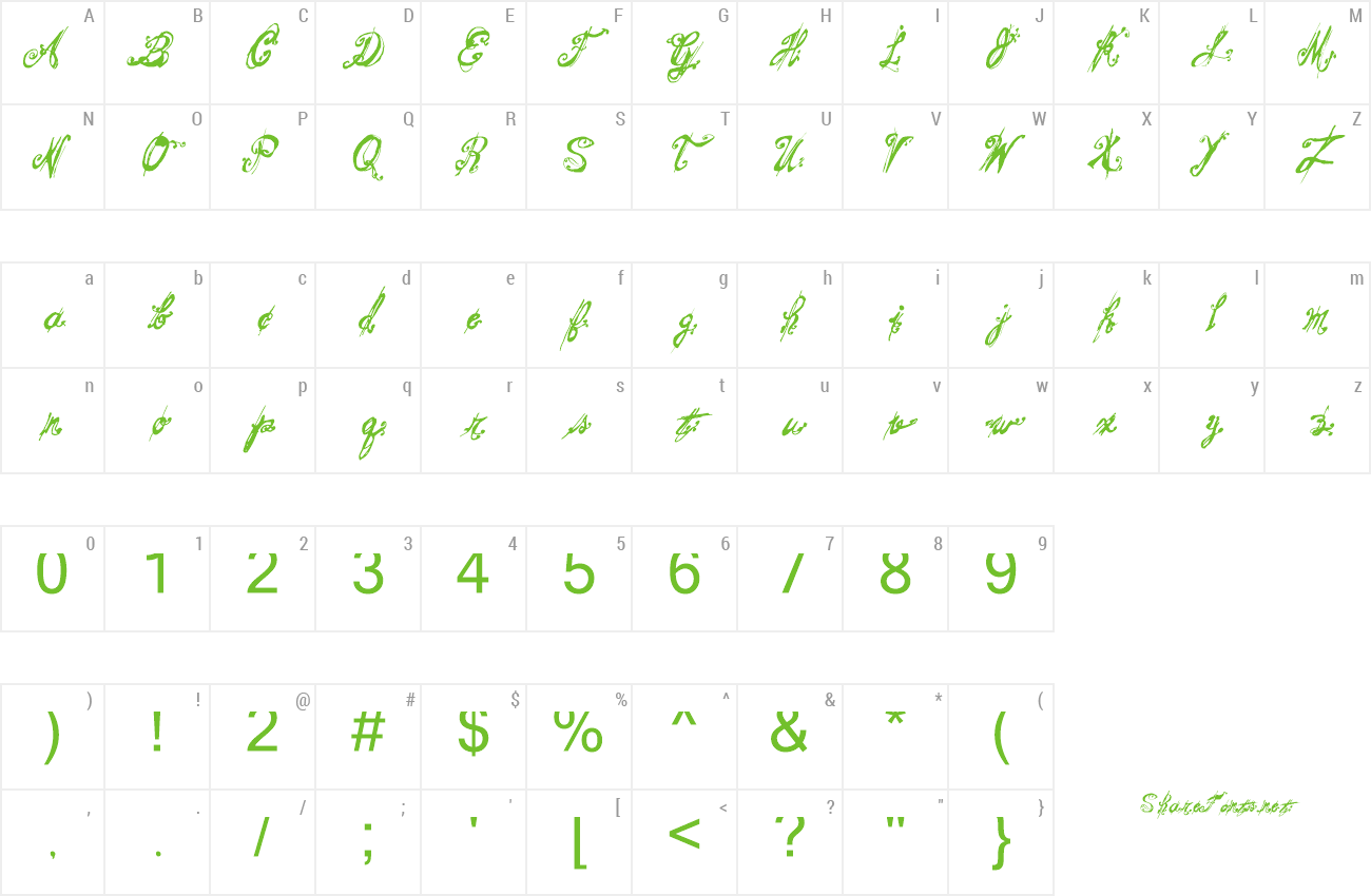 Font Mitsoukos preview